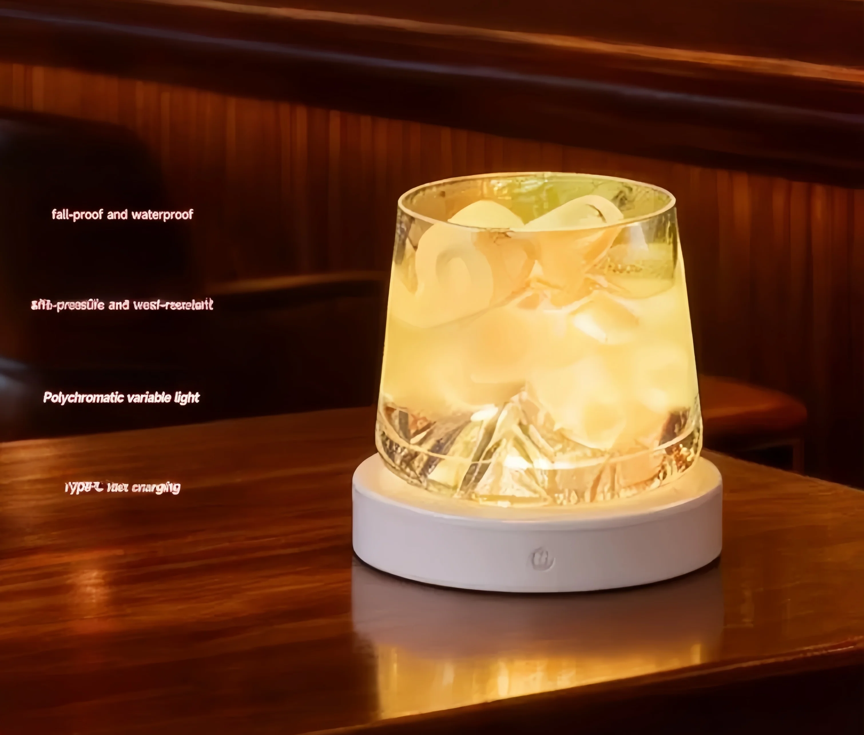 Colorful LED glow Coasters w/T - Beer Wine Up review and price