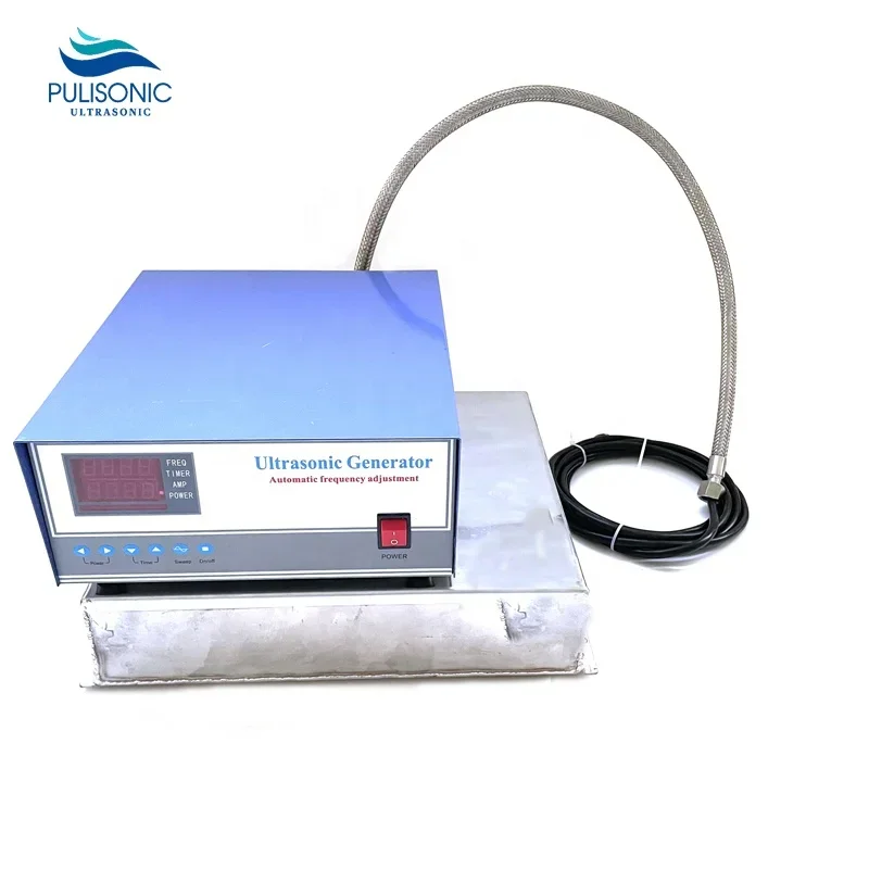 Strong Wave Steel SUS316 Underwater Ultrasonic Transducer Vibration Cleaner For Cleaning Auto Engine Lab Hardware