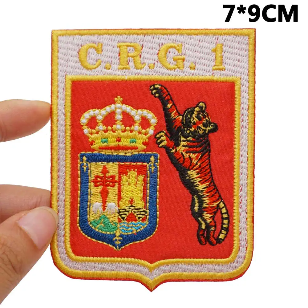 ES Flag Tactical Embroidery Patches with Hook and Loop Backing for Backpacks Clothing military Accessories