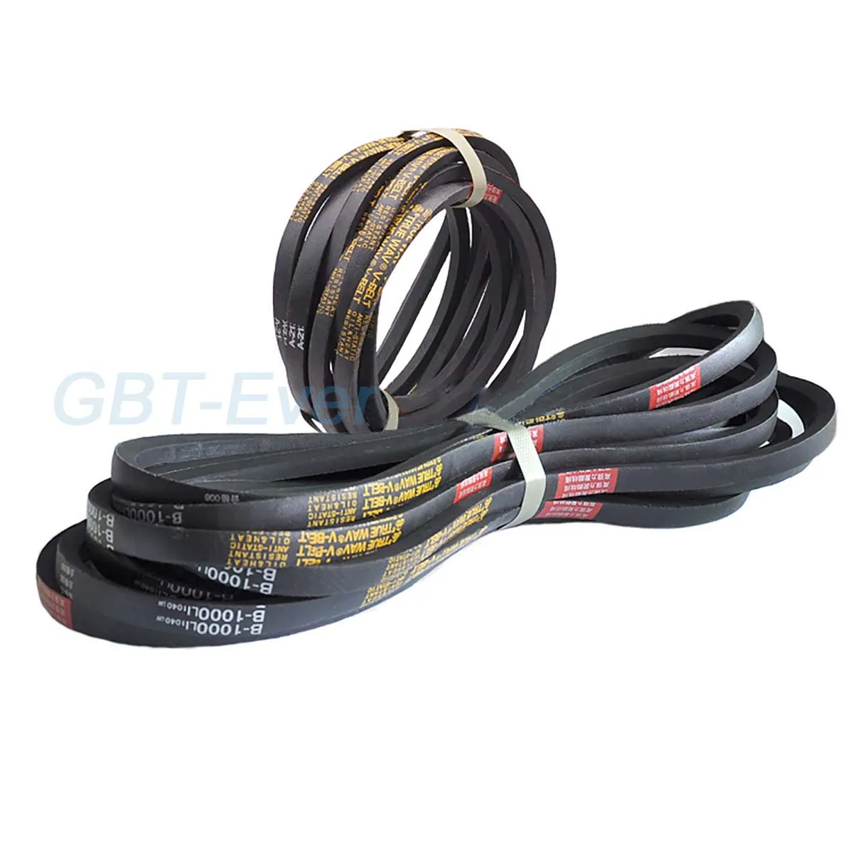 1Pcs B Type Triangle Belt V-belt Mechanical Industrial Transmission Belt B-25/26/27/28/29/30/31/32/33/34/35/36/37/38/39 ~75 Inch