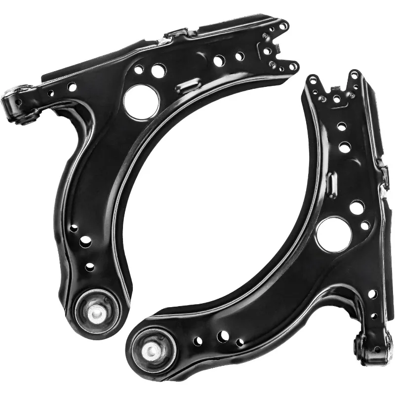 Detroit Axle - Kit sospensione anteriore da 12 pezzi per Jetta Golf Beetle, 2 bracci di controllo inferiori 2 giunti sferici inferiori interni