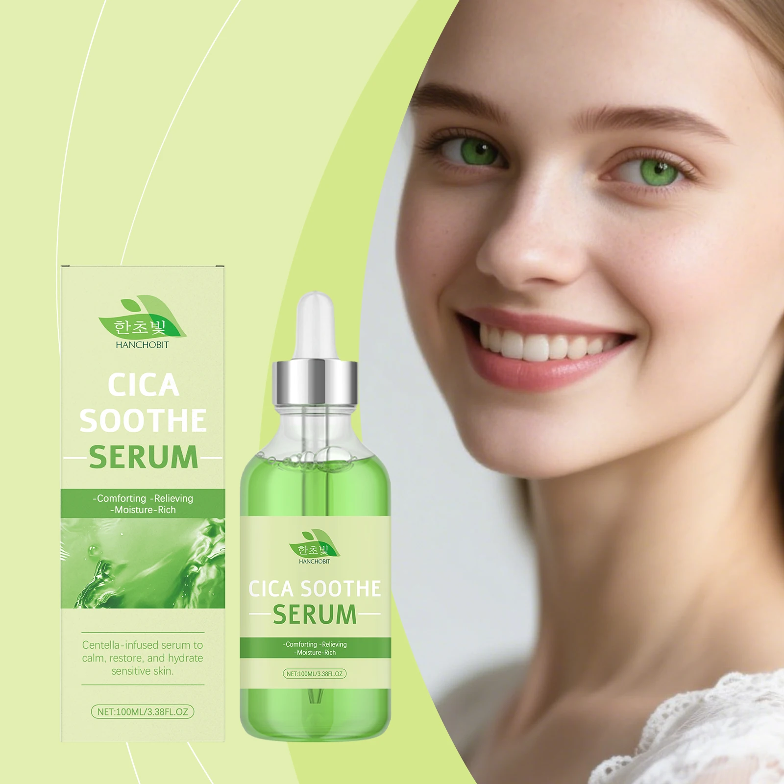 Cica Soothe Serum, Soothe Skin Discomfort And Help Relax The Skin, Improve Skin Condition And Reduce Redness