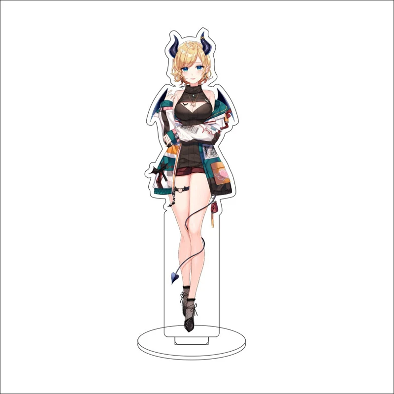 YouTuber La+ Darknesss Hololive Inugami Korone Anime Acrylic Figure Stand Model Desk Decor Ornament Cartoon Keychain Collection view 6