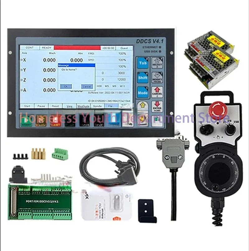 Ddcsv3.1/Ddcsv4.1 Independent Motion Controller Offline Controller Supports 3/4 Axis Usb Cnc Controller Interface