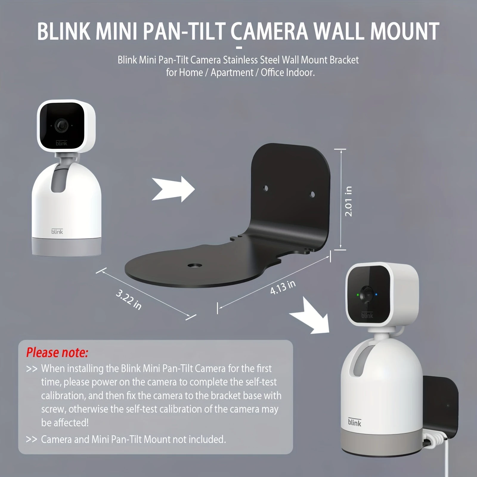 Suitable For Blink Mini PanCamera/WYZE CampanV3/Eufy camera holder Camera storage holder Indoor monitoring wall mounted bracket