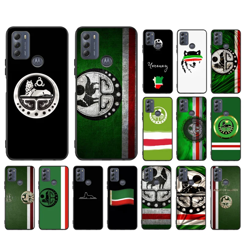 Chechnya Chechen Flag Phone Case For Moto G84 G22 G32 G42 G52 G62 G53 G72 G60 G60S G100 G10 G20 G30 G13 G50 G 5G G Pure