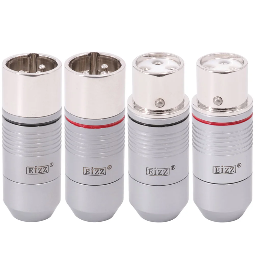 AVplay AV-0809, HiFi Audiophile kualitas tinggi kelas tinggi kabel XLR garis sinyal Analog 99.99% 4N perak murni