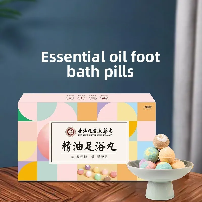 

150g Essential Oil Foot Bath Bombs, Fast-Dissolving Sweat-Inducing Soak, Aromatherapy Effervescent Foot Care