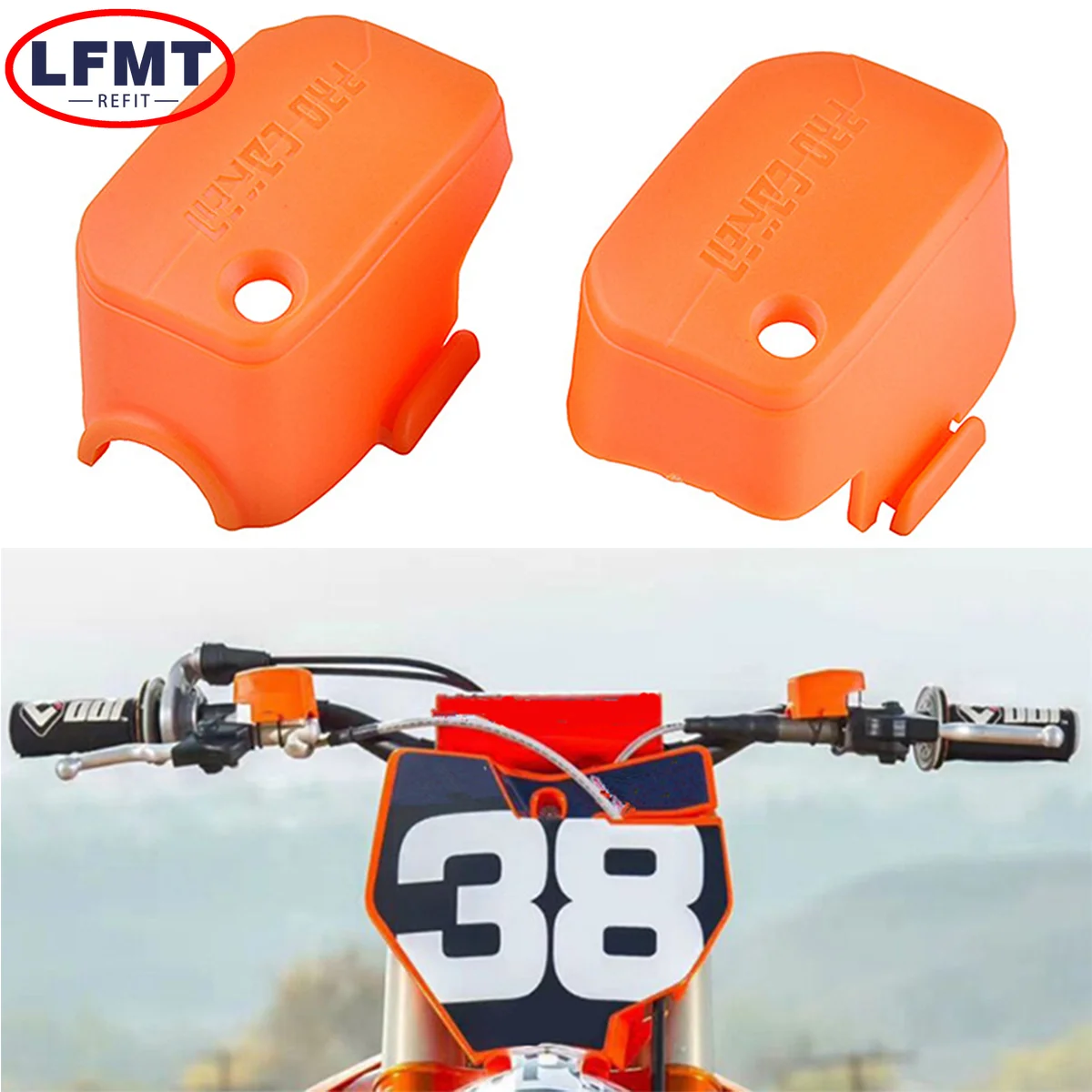 Protezione della protezione della copertura del cilindro principale del freno anteriore in plastica del motociclo per KTM XC XCF XCW XCFW XCRW 6 giorni EXC EXCF SX SXF 125-530