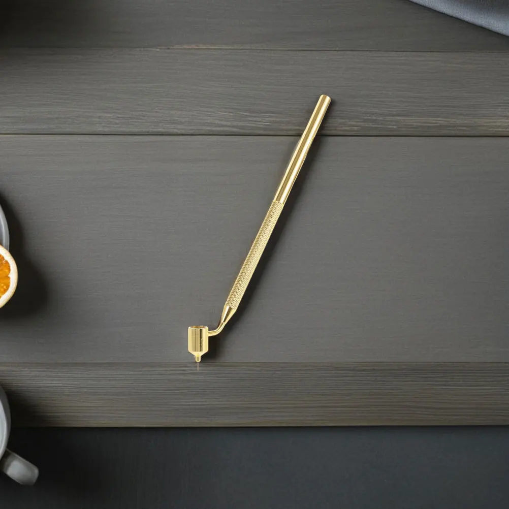 2 قطعة قلم طلاء سائل بخط رفيع 0.4 مللي متر قلم توزيع الطلاء المعدني لمستلزمات الكتابة الورقية المفصلة للخط الفني