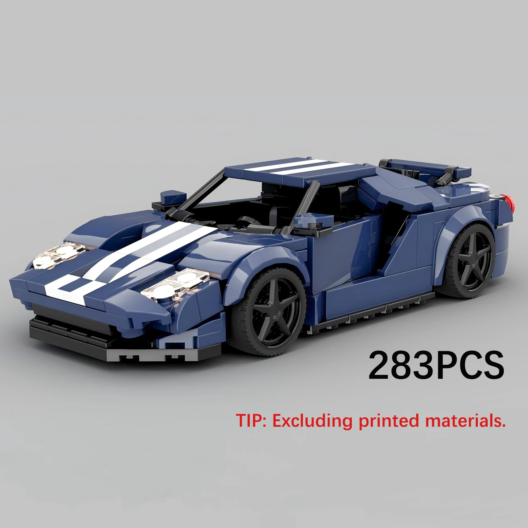 

City Car Model MOC-148270 Building Bricks GT Top Tier Sports Car 283PCS Technology Gifts Puzzle Assemble Toys