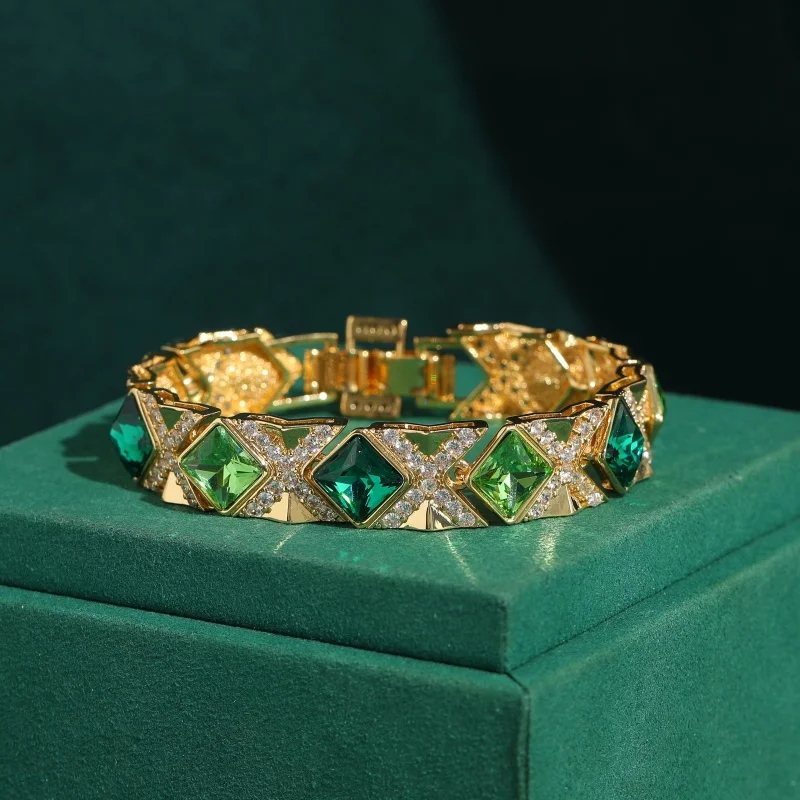 pulseras-de-cristal-verde-cuadradas-vintage-en-color-dorado-joyeria-de-lujo-con-pedreria-para-mujer-accesorios-elegantes-para-novia