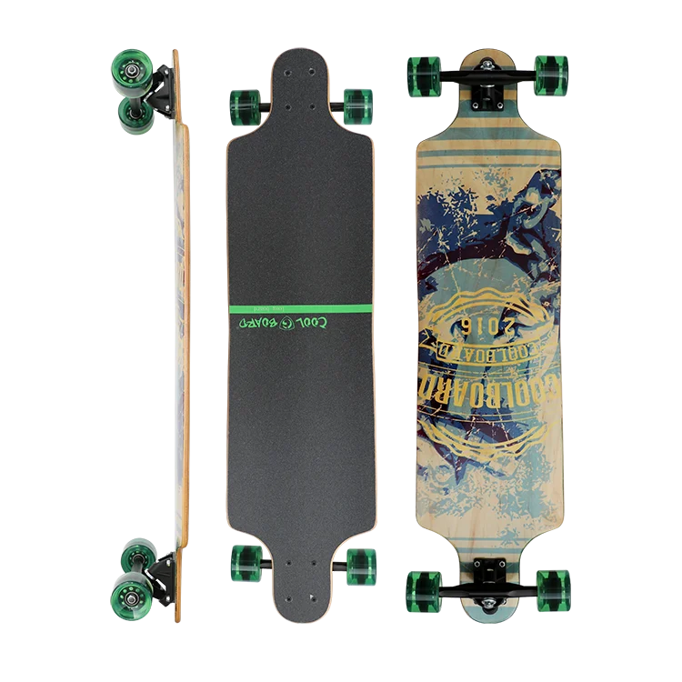 2021 New Outdoor Professional Free sample Long Board Complete Street Skateboard