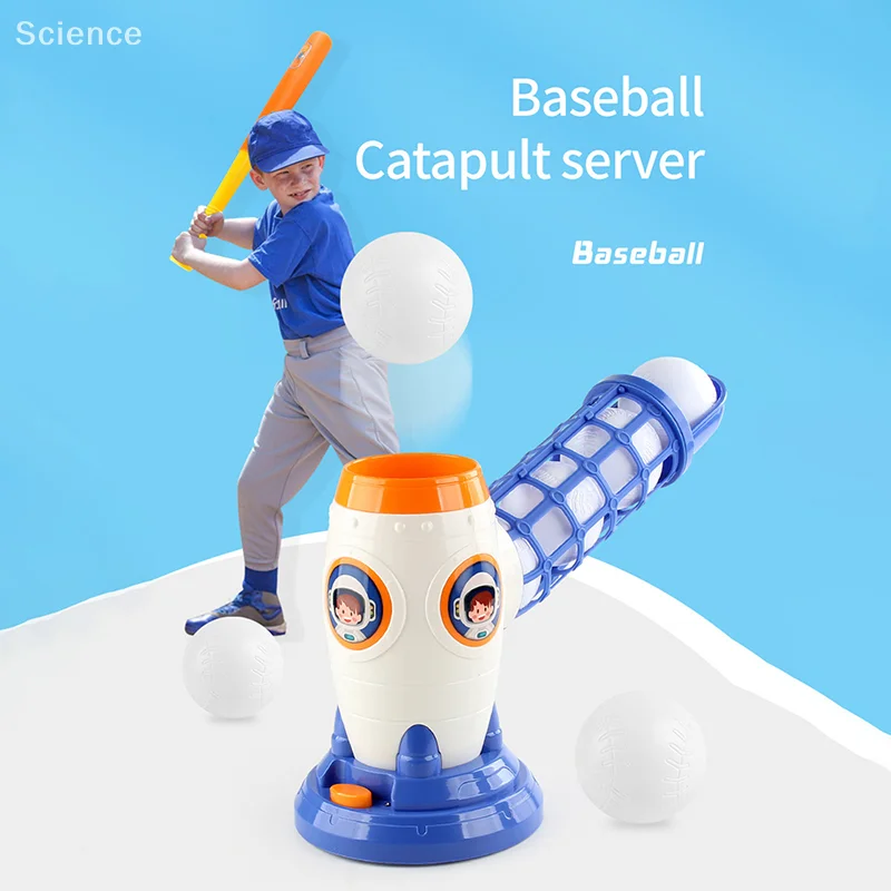 

Kids Baseball Pitching Machine Independent Training Simple Operation Auto Release Baseball Trainer Sports Supplies