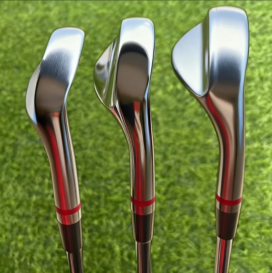 Right Handed Wedge Golf Clubs Set 50/52/54/56/58/60 Degrees Head Black Casting Steel Wedges