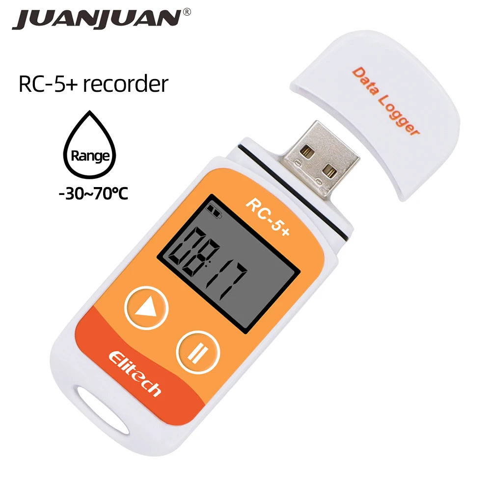 TempU04 PDF USB-Temperaturdatenlogger, wiederverwendbarer Temperaturlogger