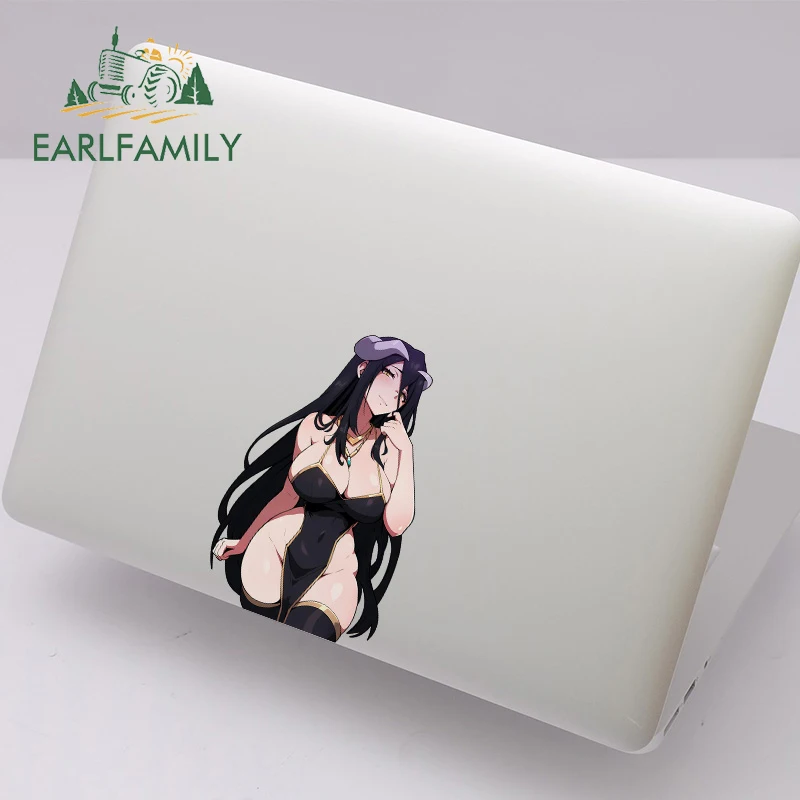 EARLFAMILY 13cm X 8cm for Evening Dress Sexy Albedo Car Stickers Cartoon Fashionable Decals Scratch-Proof Car Styling Caravan