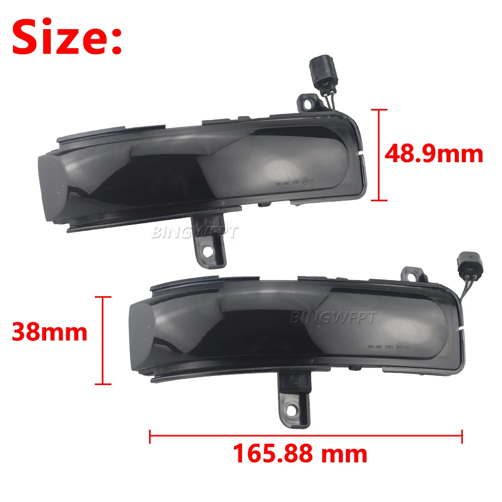 Dynamic LED Side Mirror Turn Signal Lamp Blink Repeater Light For Mazda CX-7 CX7 2008-2014 For Mazda 8 MPV 2011-2015 Arrow flash