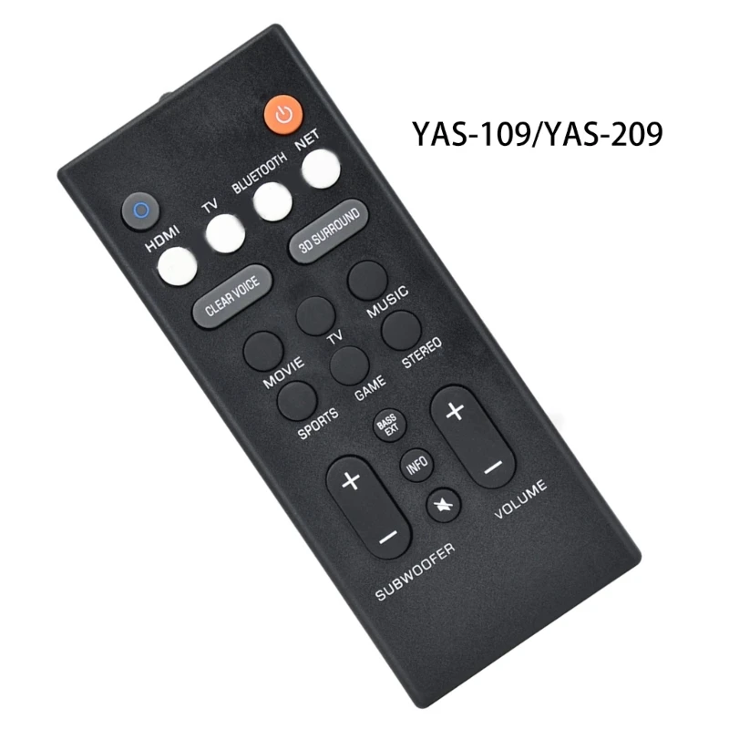 เปลี่ยน Soundbar รีโมทคอนโทรลสำหรับ Yamaha Sound Bar ATS-2090ตัวควบคุม