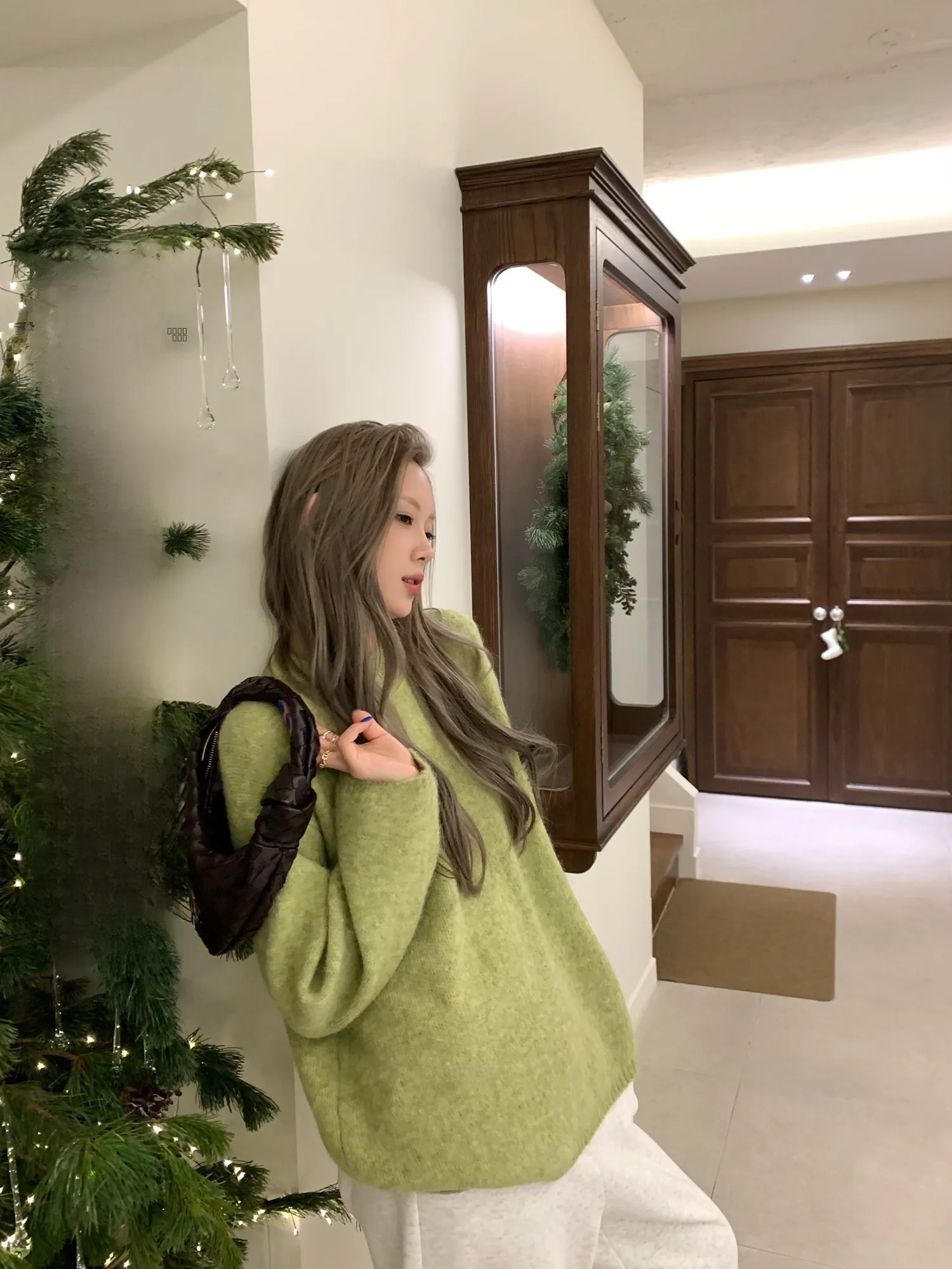 

Thi Knitted Long Sve round Ne Soft Plu Women's Sweater Winter Warm Air Feeling een Casual Comfortable Knitwear