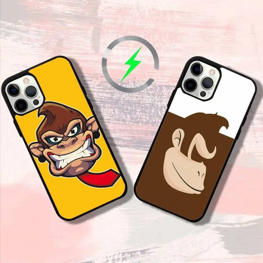 

Game D-Donkeys K-Kongs Phone Case For iPhone 16,15,14,13,12,11,Pro,Max,Plus,Mini,SE4,E Magnetic Magsafe Wireless Charging
