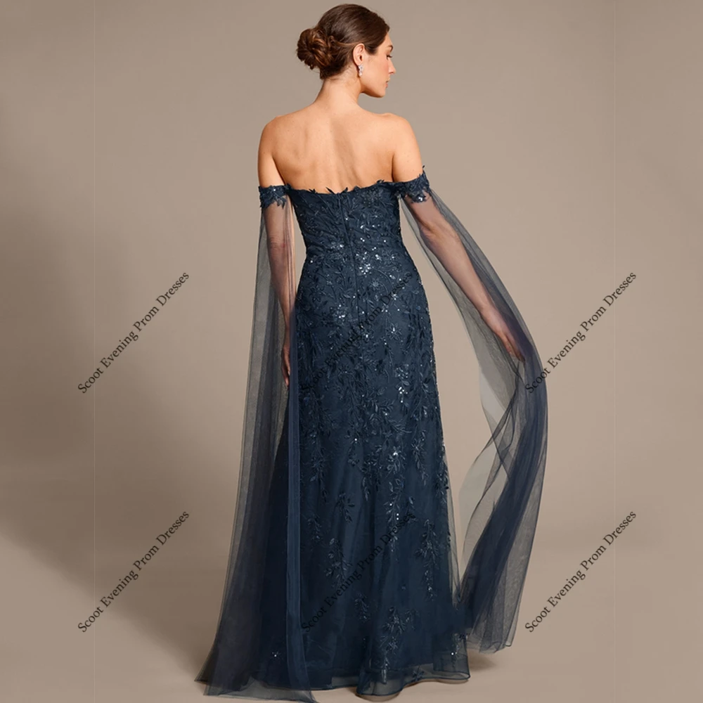 ชายหาดที่ไม่มีสายหนังชุดเจ้าสาวลูกไม้นุ่มTulleชุดแต่งงานสําหรับผู้หญิงปิดไหล่Robe De Soirée 2025