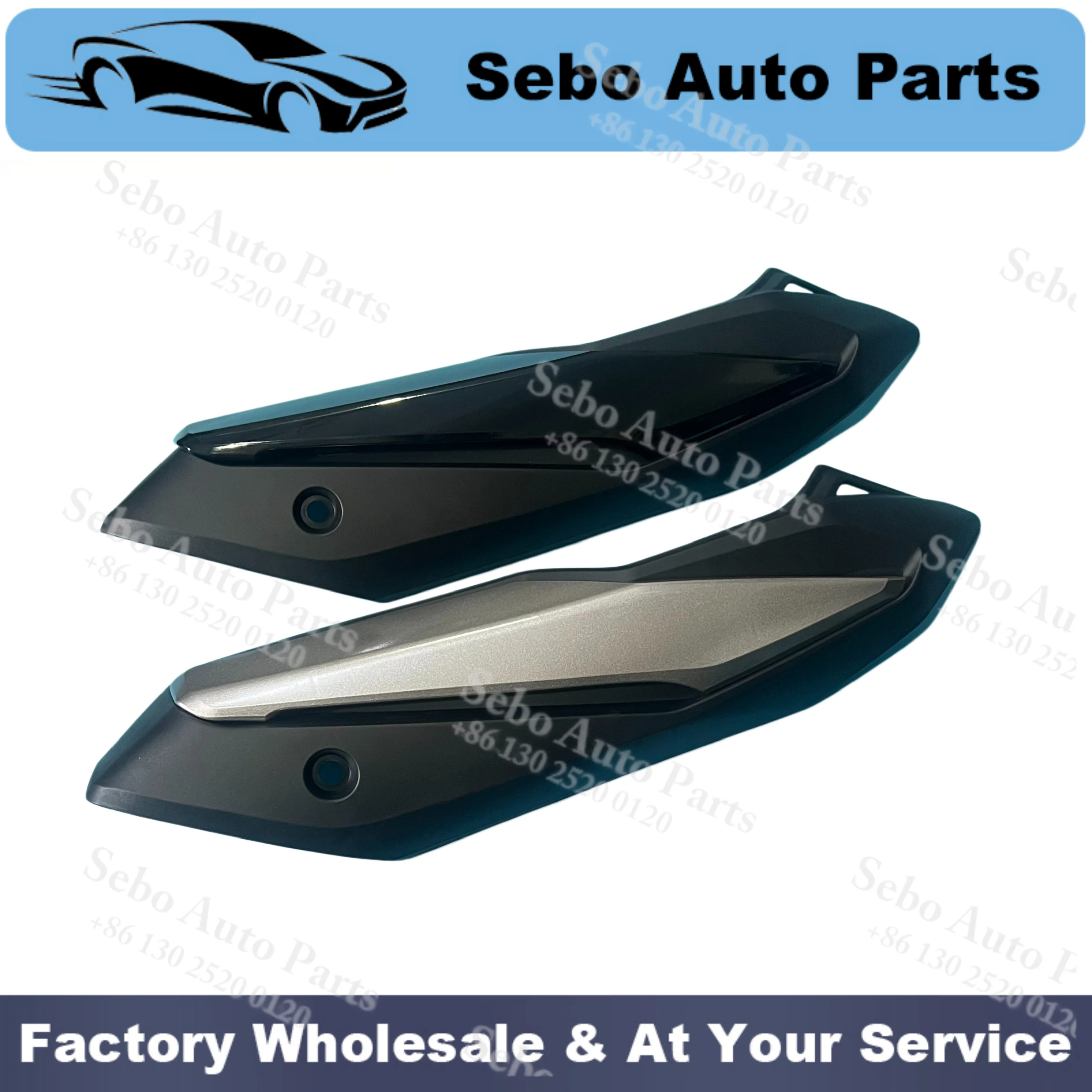 Motorcycle Exhaust Pipe Cover / Heat Shield Cowl Protector Fit For Honda SH350 SH 350 2021 2022 2023 2024