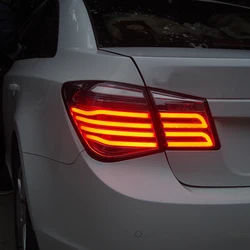 Car Taillights Assembly For Chevrolet Cruze 2009-2014 Auto Rear Back Lamps Upgrade LED Highlight Flicker Tail Lamps Accessories