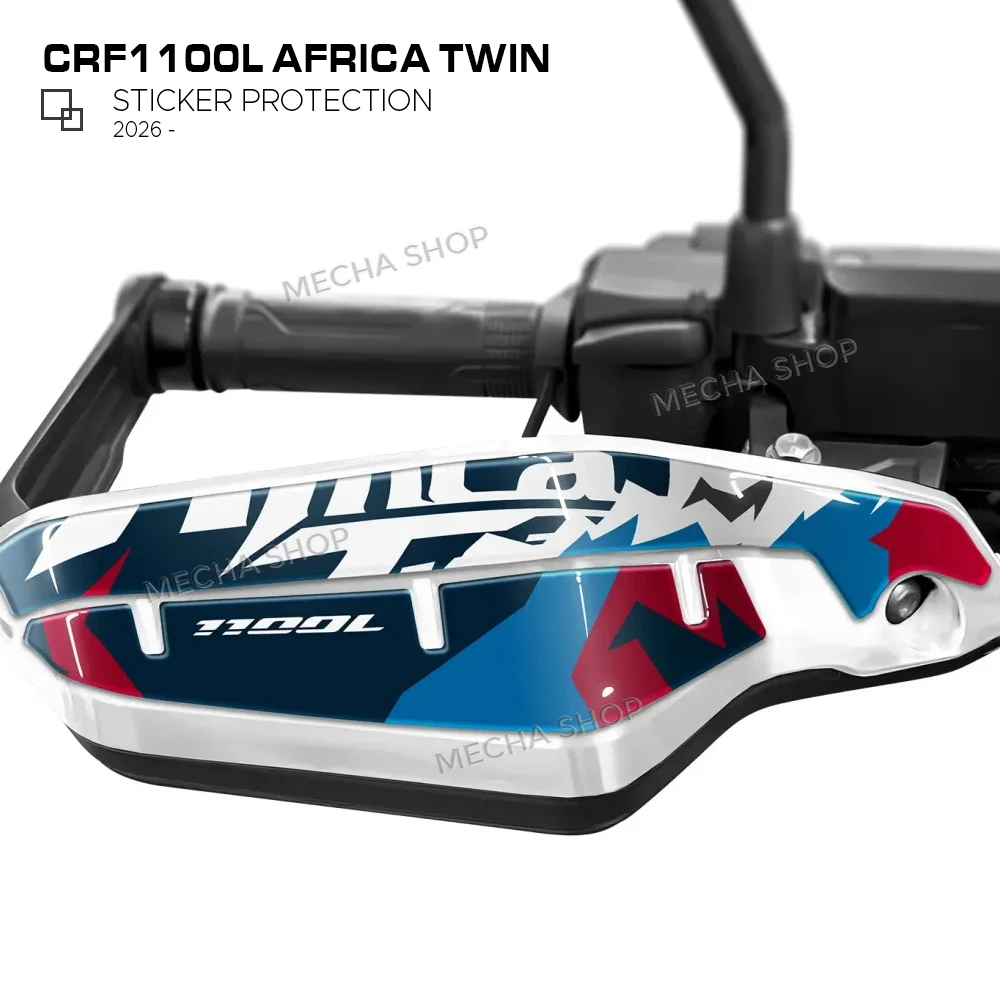 For Africa Twin CRF 1100 L 2025-2026 Motocross Hand Guard 3D Sticker Deflectors