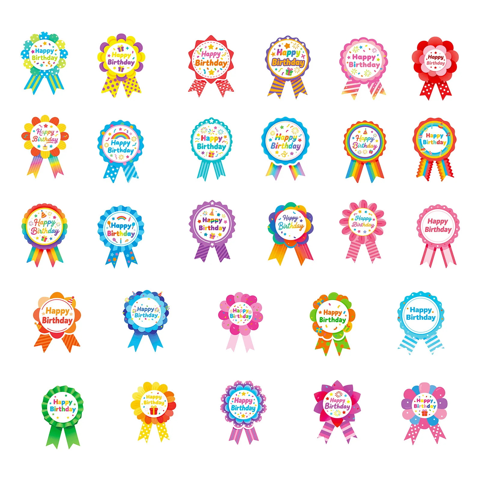 10/56 قطعة عيد ميلاد سعيد! ملصقات الكتابة على الجدران الملونة الإبداعية الكرتون صائق رياض الأطفال الديكور مكافأة دفتر الهاتف لعبة طفل #5