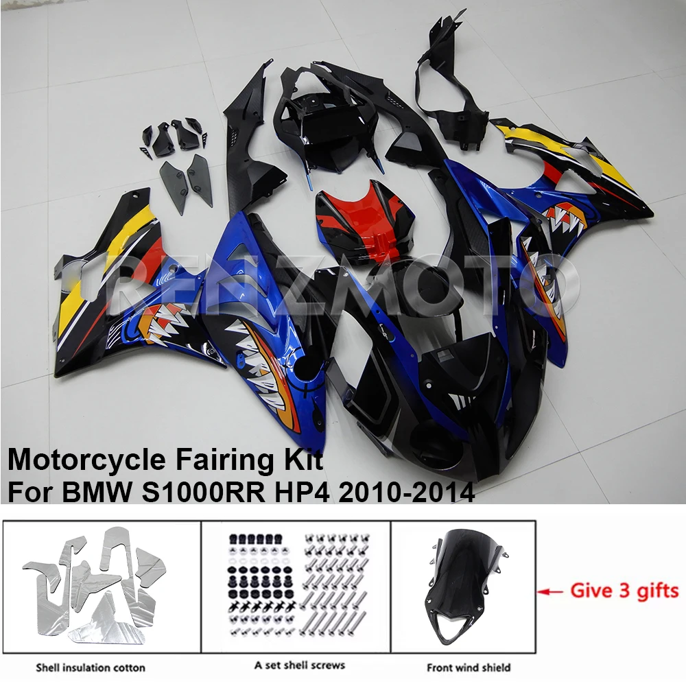 

B1012-1011b Motorcycle Fairing Set Body Kit Plastic For BMW S1000RR HP4 2009-2014 Accessories ABS Injection Bodywork