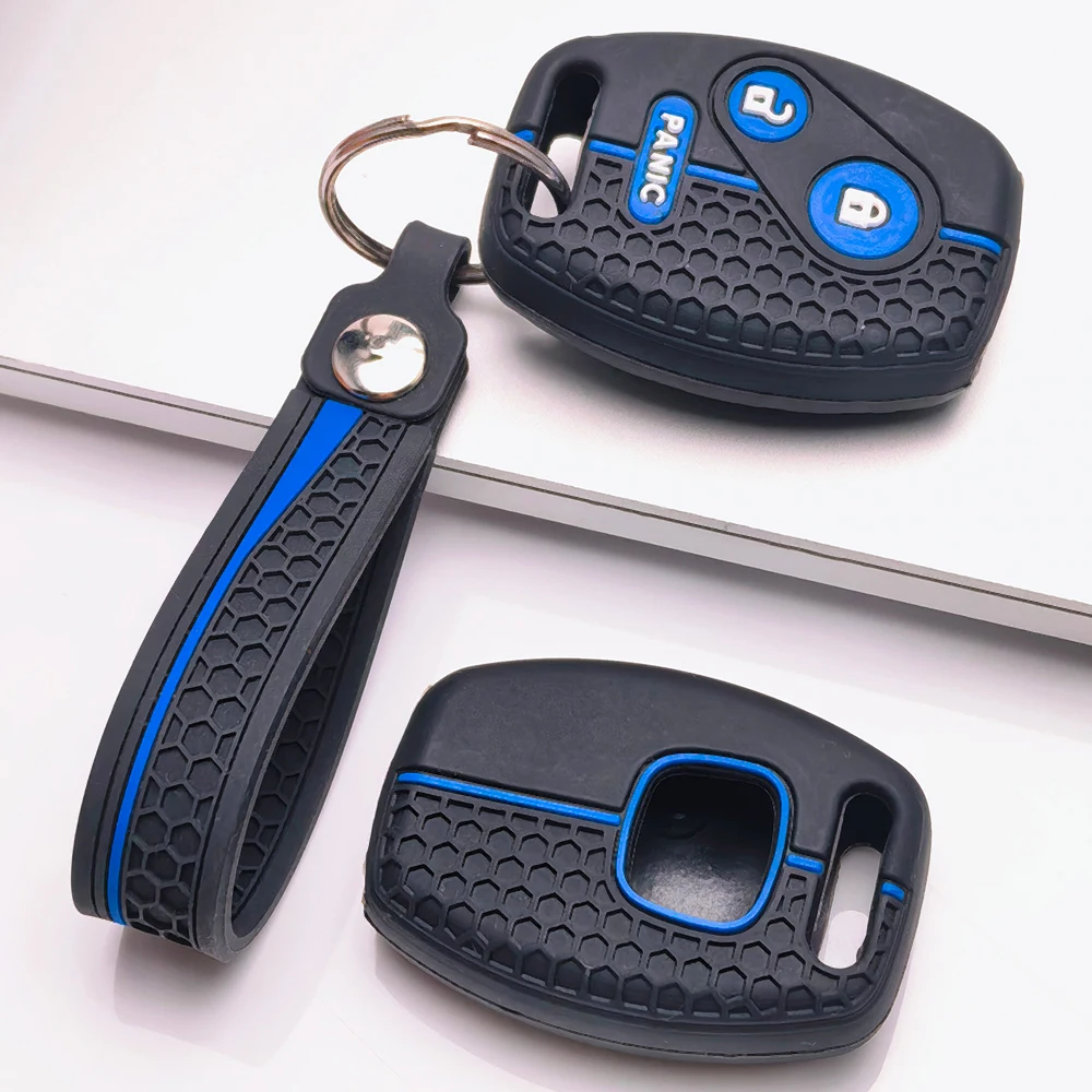 For Honda Civic Accord Vezel Fit CRV HRV CRZ Pilot Jazz Jade Remote Key Case With Compact Loop Soft Touch