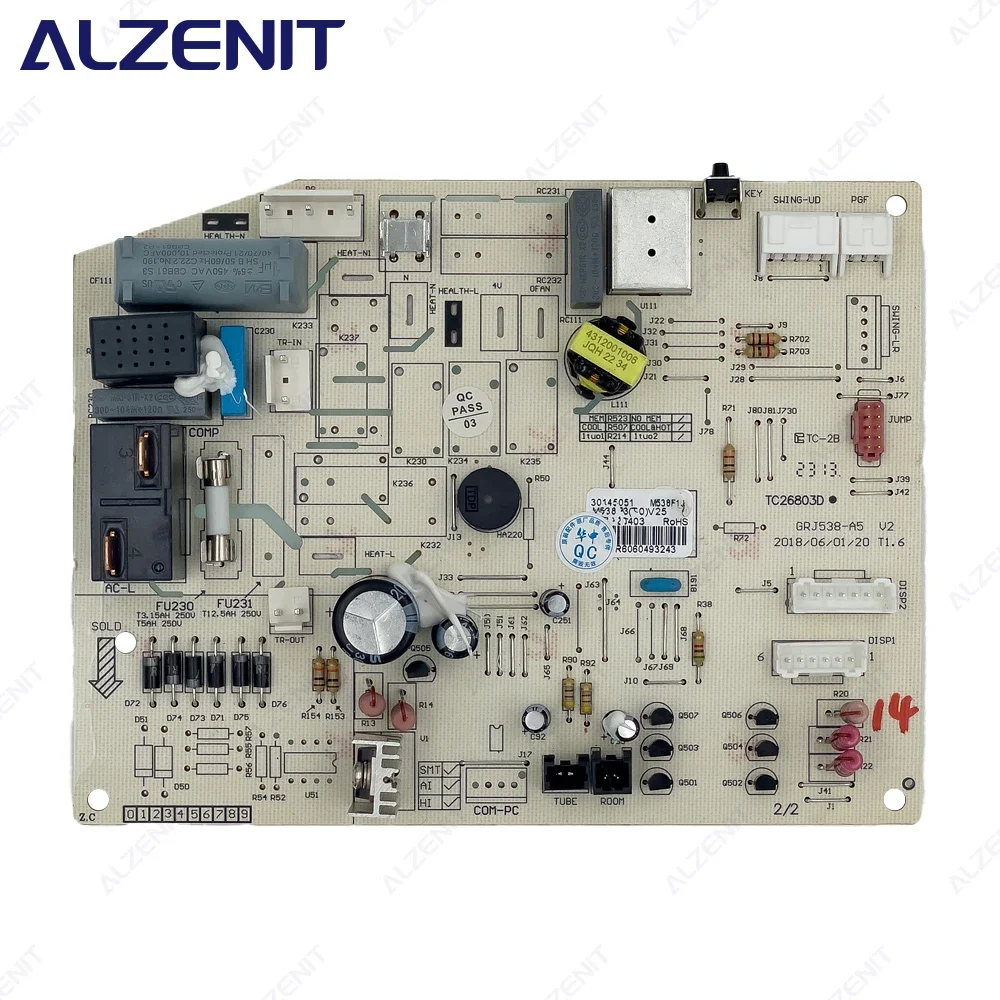 

New For Gree Air Conditioner Indoor Unit Control Board M538F1J Circuit PCB 30145051 Conditioning Parts