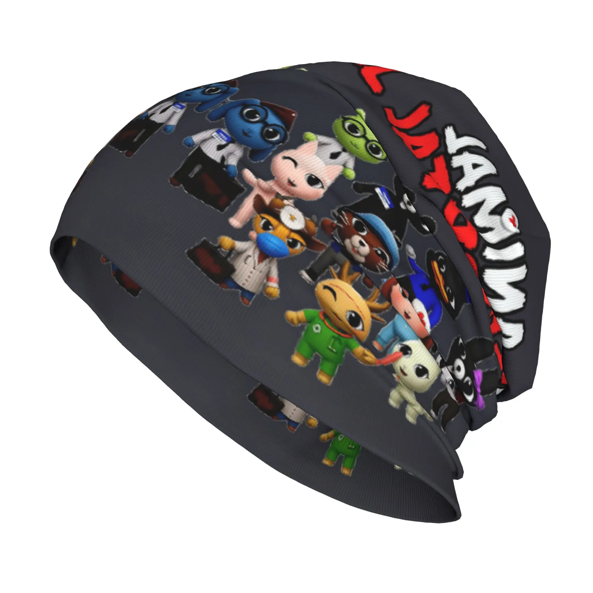 Horror Game Animals Hospitals Skullies Beanies Hat  Fashion Unisex Outdoor Caps Warm Dual-use Bonnet Hats