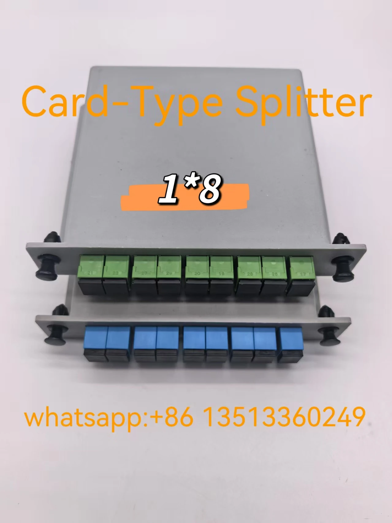 

Одномодовый высококачественный SC/APC SC/UPC PLC Card-Type 1*8 оптоволоконный разветвитель оптический сетевой разветвитель для FTTH Бесплатная доставка