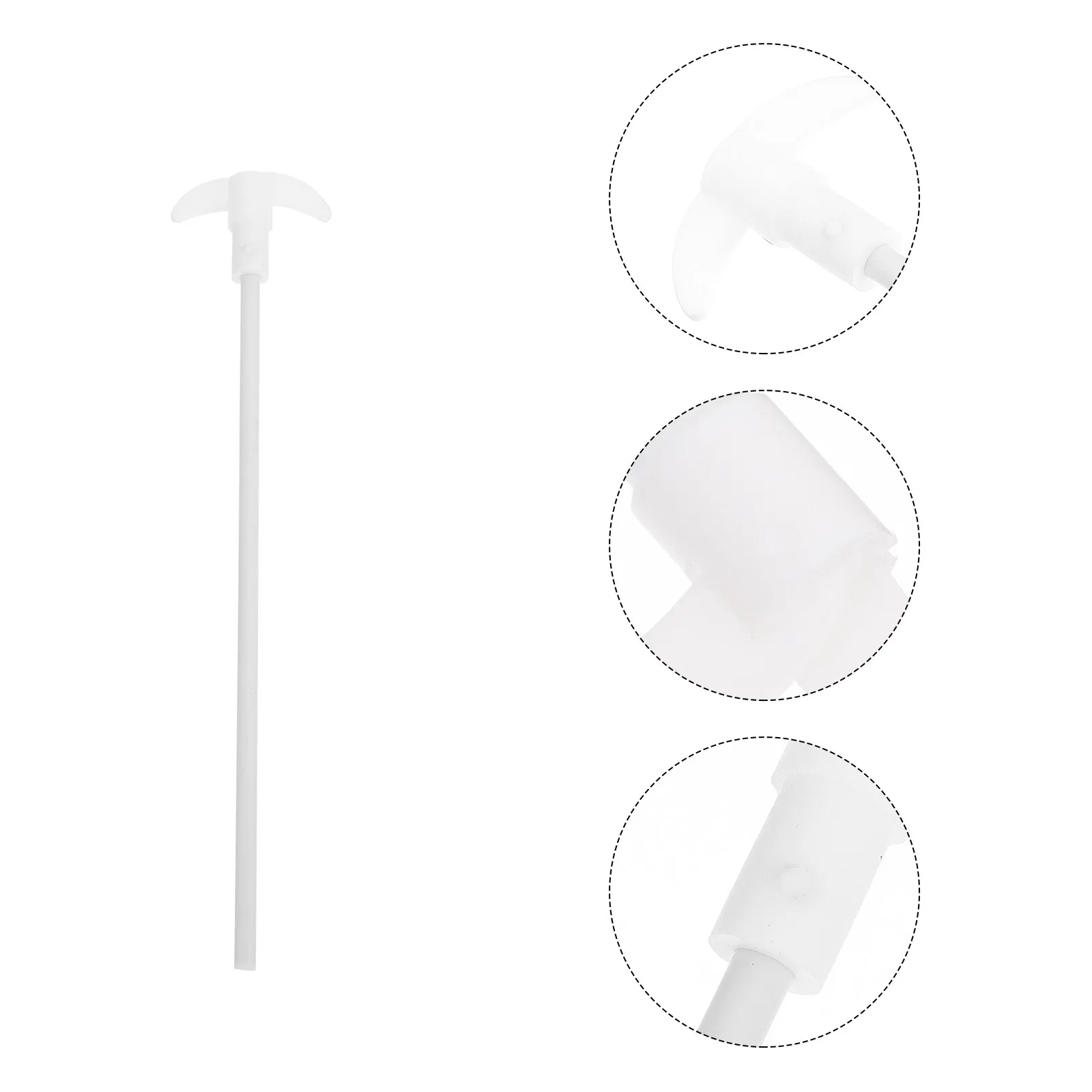 Barre d'agitation en PTFE, outil de mélange de laboratoire durable pour expériences de chimie, fourniture de réactifs de laboratoire, équipement pédagogique, 1 pièce