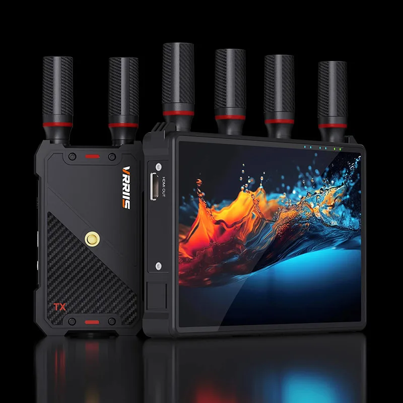 

Беспроводная система передачи видео 400 м для HDMI с ЖК-экраном, воспроизведение для камеры, прямая трансляция, ноутбук, проектор, ПК к телевизору