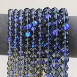 6/8/10mm Natural Blue Labradorite Stone Bead Flash Round Spacer Loose Beads For Jewelry Making Bracelet Necklace DIY Accessories