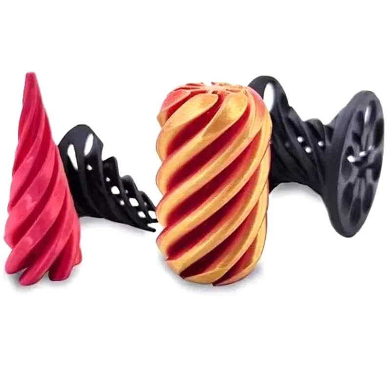 Inteligencja dla rozwoju dzieci Spiral Cone Fidget Toy Gry matematyczne Ozdoby dekoracyjne Zabawka spiralna z nadrukiem 3D