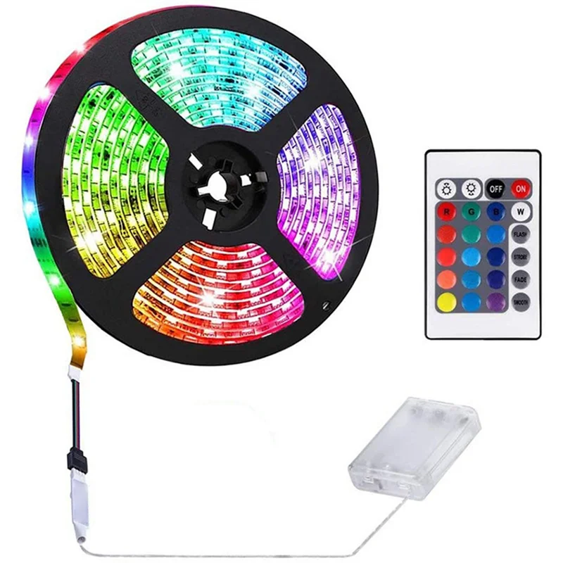 

AA14 Новый набор светодиодных лент 5050RGB с дистанционным управлением Bluetooth 5 В, набор красочных световых лент, ТВ-фон, атмосферный свет