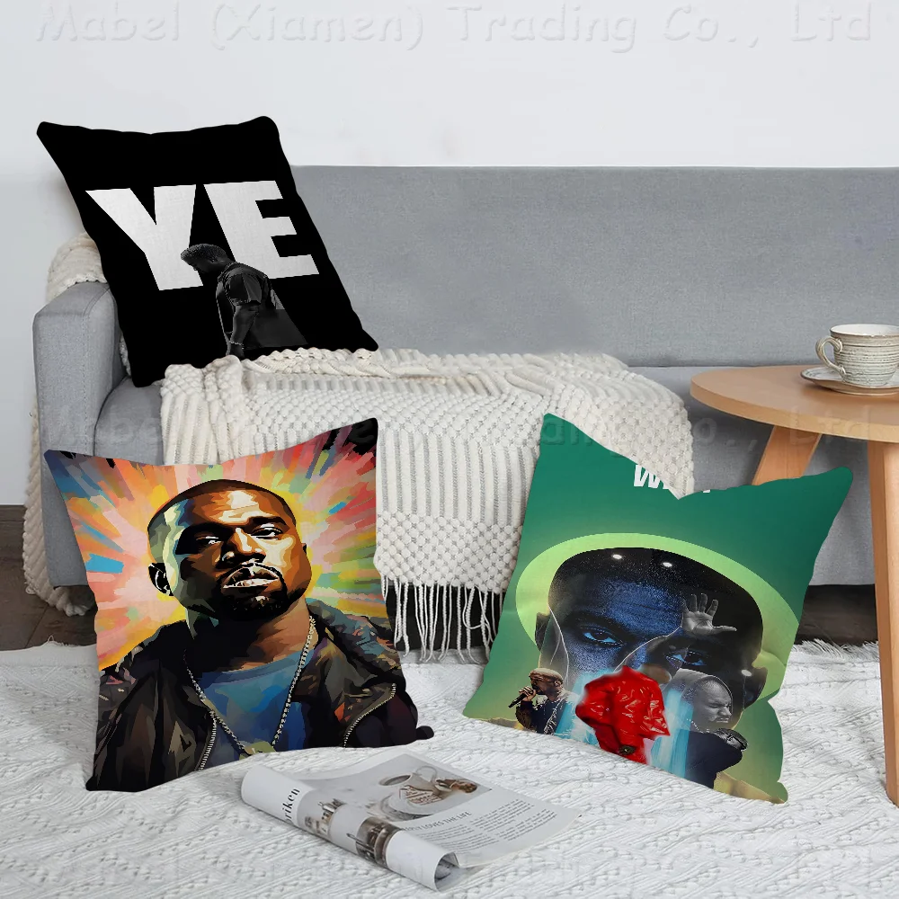 

K-Kanye West Yee Pillow Gift Home Office Decoration Bedroom Sofa Car Cushion Cover Case 45x45