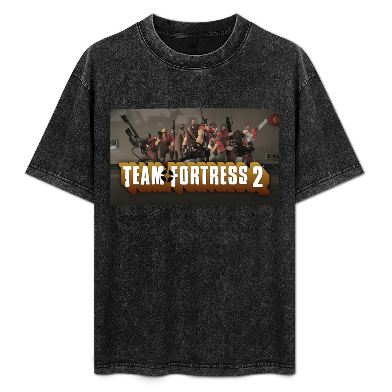 

Футболка с графическим принтом Team Fortress 2, футболка с короткими рукавами и графическим принтом