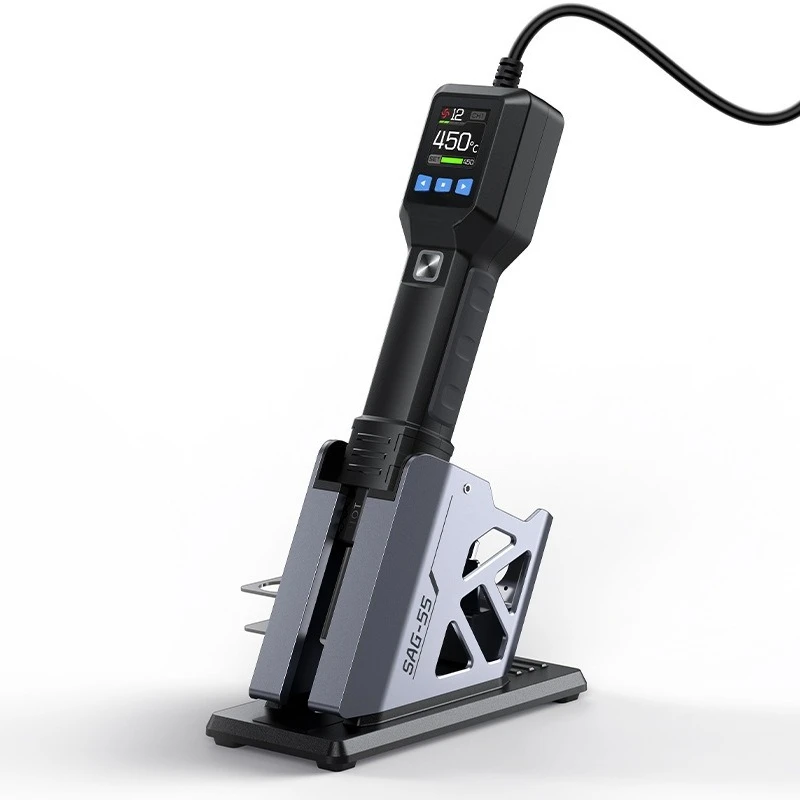 High temperature hot air gun 550W handheld, portable small dismantling and welding table mini mobile phone maintenance high
