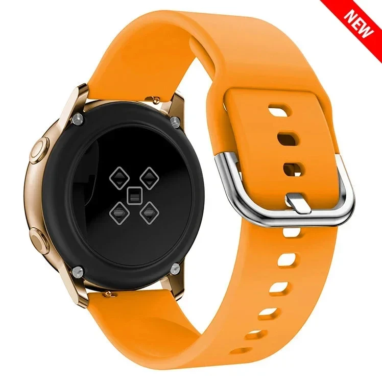 삼성 갤럭시 시계 7/FE/6/5/pro/4 클래식 43-47mm/액티브 2 실리콘 20mm 22mm 팔찌 화웨이 Gt 4-3-2-2e 밴드용 스포츠 스트랩