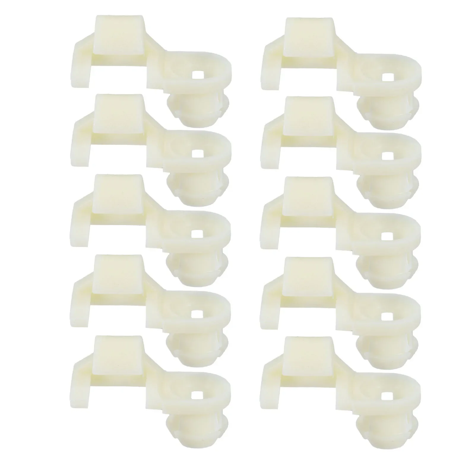 10Pcs Plastic Auto Tailgate Rod Clips 3/16\