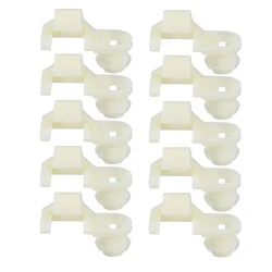 10Pcs Plastic Auto Tailgate Rod Clips 3/16