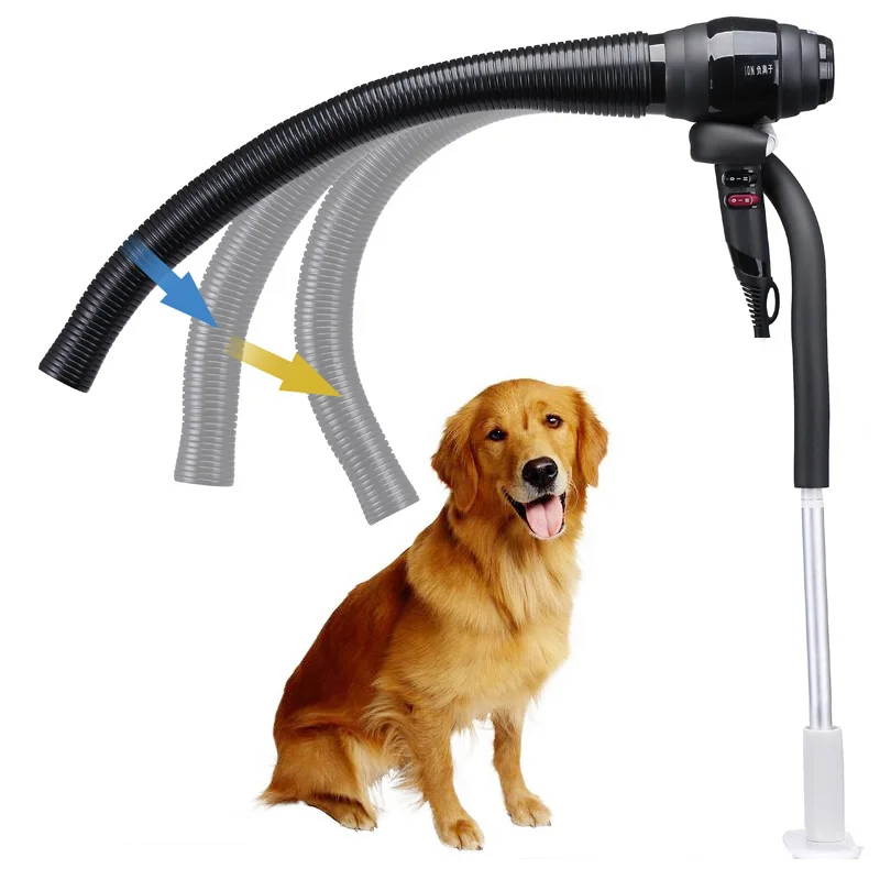 Dogs Grooming Pet Hair Dryer Flexible Adjustable Scaling Hose Bathing Beauty Quick Dry Air Outlet Adjustment Tube