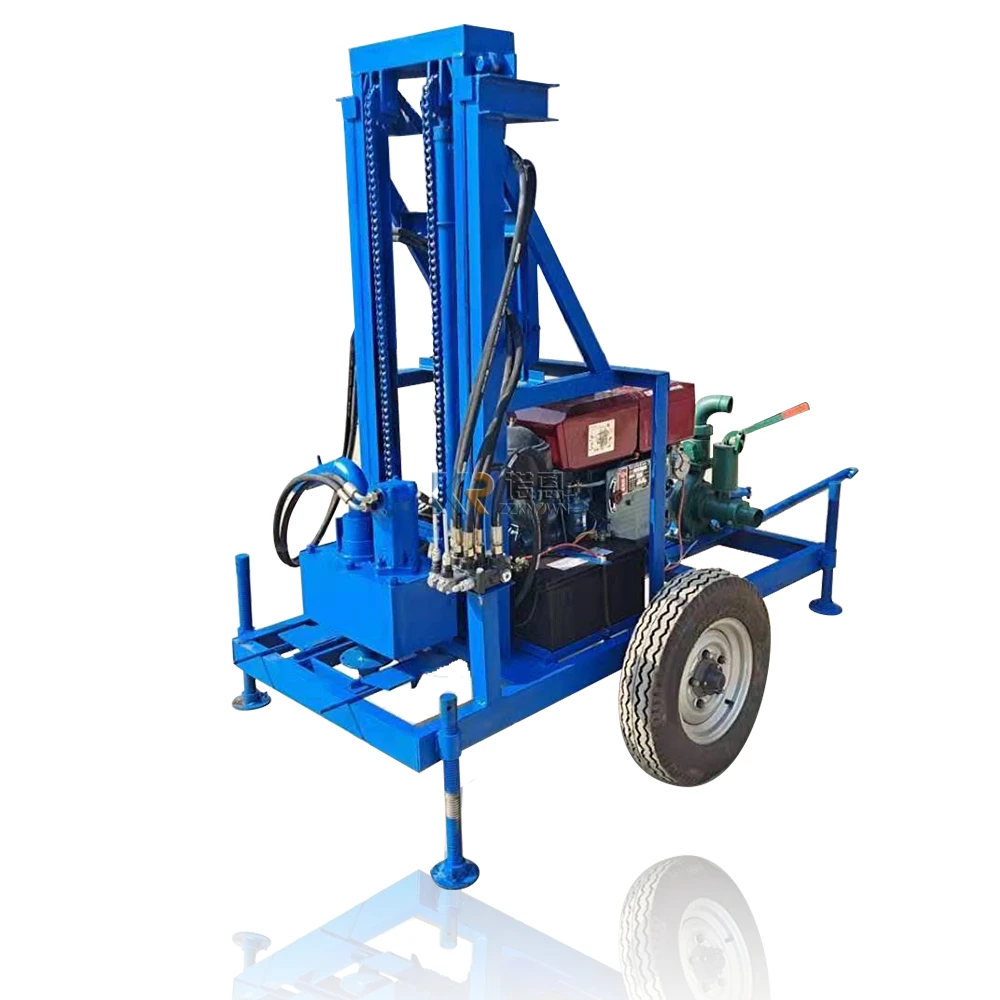 Diesel Water Drilling Machine Irrigated Well Drilling Machine Geological Exploration 22 Horsepower Hydraulic Drilling Machine