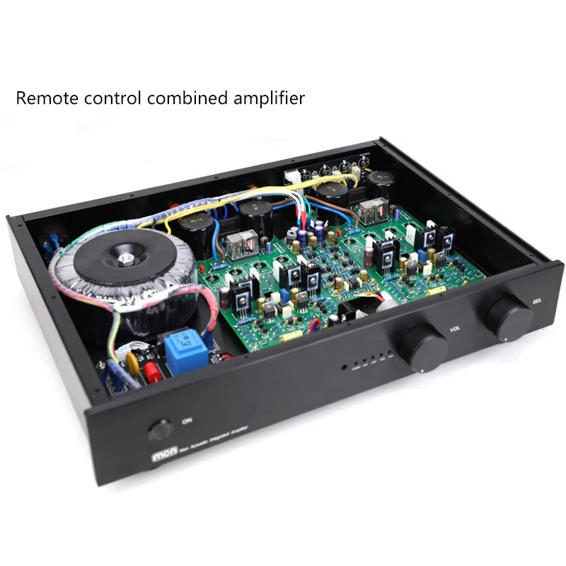 AIYIMA SMSL على مرحلة قاعدة E350 مكبر صوت خالص ، C3850 Preamp ، HIFI عن بعد ، مكبر صوت مشترك ، صوت ، 75 واط ،