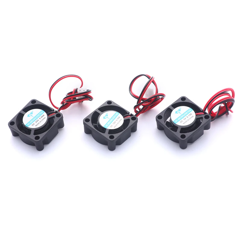 5V 12V 24V Mini Cooling Fan 25x25x10mm 2-pin DC Small Micro Cooler Graphics Card Cooling Fan